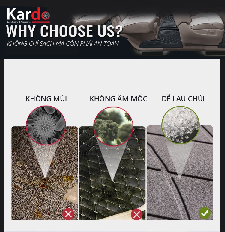 ưu điểm vượt trội của thảm lót sàn Kardo
