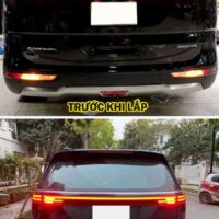 Hình ảnh trước - sau khi độ đèn hậu Porsche cho Kia Carnival