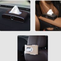 Hộp đựng khăn giấy có thể đặt tại bất cứ đâu trên ô tô