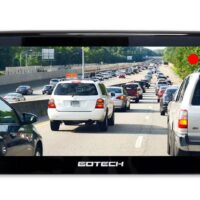 Để lái xe an toàn, màn hình GOTECH GT kết hợp phụ kiện camera quan sát