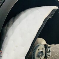 Cách âm chống ồn tại vị trí 4 hốc bánh xe