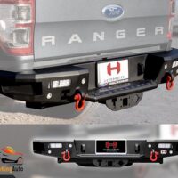 Độ cản sau Hamer MX202 tăng độ bền của xe, bảo vệ an toàn cho người ngồi bên trong