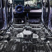 Cách âm chống ồn xe ô tô vị trí sàn xe