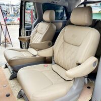 Phương pháp may bọc ghế da công nghiệp xe Toyota Sienna