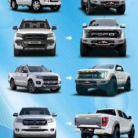 Độ body kit Ranger 2023 cho xe Ford Ranger Form Cũ