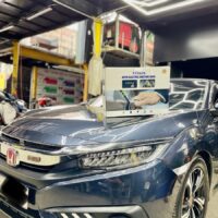 Quy trình lắp đặt Cửa Hít Tự Động Honda Civic Chính Hãng Owin hiệu quả