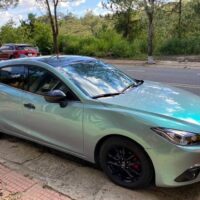 Wrap đổi màu xanh ngọc sang trọng và trầm tính