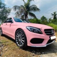 Dán wrap màu hồng nữ tính cho các xế nữ