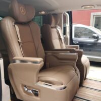 Độ ghế limousine thương gia mẫu ORO 05 từ khung ghế Lexus