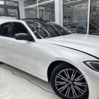 Teckwrap màu trắng đẹp không tì vết cho xế cưng