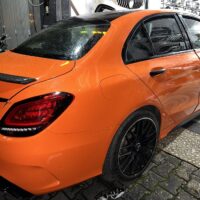 Màu wrap cho xe Mercedes C250 tại OroKing Auto