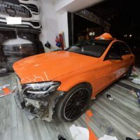 Wrap Đổi Màu Xe Mercedes C250 Chính Hãng Teckwrap