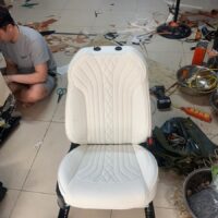 Phương pháp may bọc ghế da công nghiệp xe Kia K5