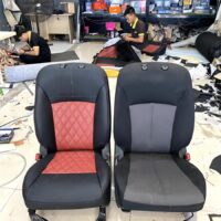 Phương pháp may bọc ghế da công nghiệp xe Mitsubishi Triton