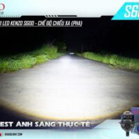 Ánh sáng Pha chiếu xa lên đến 600m