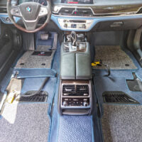 Thảm Lót Sàn BMW 730i 360 Độ Màu Xanh - Đỉnh cao của thảm lót sàn ô tô may thủ công.