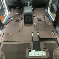 Thảm Lót Sàn Ford Everest 2021 360 Độ Màu Nâu Cà Phê - Đỉnh cao của thảm lót sàn ô tô may thủ công.