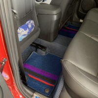 Thảm Lót Sàn Hyundai Kona 360 Độ Màu Xanh - Đỉnh cao của thảm lót sàn ô tô may thủ công.