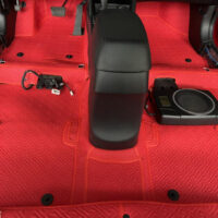 Thảm Lót Sàn Hyundai Tucson 360 Độ Màu Đỏ - Đỉnh cao của thảm lót sàn ô tô may thủ công.