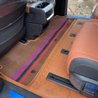 Thảm Lót Sàn Kia Carnival 360 Độ Màu Cam - Đỉnh cao của thảm lót sàn ô tô may thủ công.