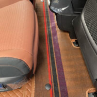 Thảm Lót Sàn Kia Carnival 360 Độ Màu Vàng - Đỉnh cao của thảm lót sàn ô tô may thủ công.