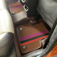 Thảm Lót Sàn Kia Cerato 360 Độ Màu Nâu Cà Phê - Đỉnh cao của thảm lót sàn ô tô may thủ công.