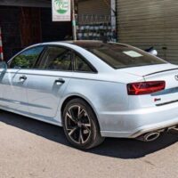 Wrap Đổi Màu Xe Audi Màu Bạc Chính Hãng Teckwrap