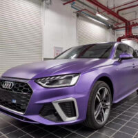 Wrap Đổi Màu Xe Audi Màu Tím Chính Hãng Teckwrap