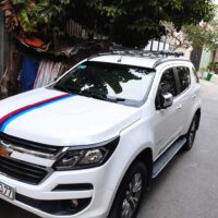 Trang bị thêm combo 2 thanh ngang + baga mui xe Chevrolet Trailblazer thì chiếc xe của bạn thêm phần mạnh mẽ và cứng cáp hơn nhiều lần.