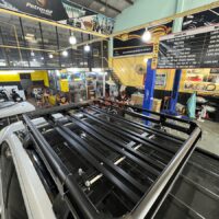 Baga mui xe Mitsubishi Pajero Sport chịu được trọng lượng lớn