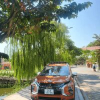 Combo 2 thanh ngang  + baga mui xe Mitsubishi Xpander Cross chịu được trọng lượng lớn