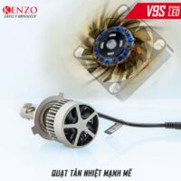 Mini Kenzo V9S trang bị chip led hàng đầu đem lại hiệu quả chiếu sáng tốt nhất