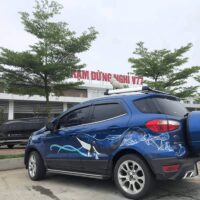 Cản chướng ngại vật bằng giá nóc xe Ford EcoSport vô cùng tuyệt vời