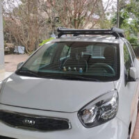 Combo 2 thanh ngang + giá nóc xe Kia Morning chịu được trọng lượng lớn