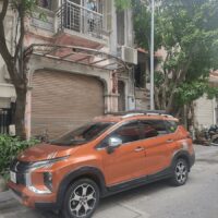 Cản chướng ngại vật bằng combo 2 thanh ngang + giá nóc xe Mitsubishi Xpander Cross vô cùng tuyệt vời