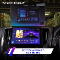 Màn hình Teyes CC3 2K xe Toyota Alphard liền camera 360 thông minh vượt trội