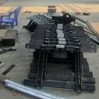 Lắp đặt ghế trượt điện băng sau xe bán tải