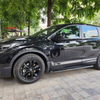 Bệ bước chân Honda CRV mẫu Cayenne Black chất lượng tại OrokingAuto