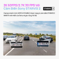 Camera hành trình Viofo A119 Mini 2 sử dụng ảm biến hình ảnh STARVIS 2 IMX 678