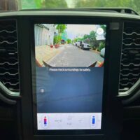 Hình ảnh camera 3 mắt xe Ford Everest