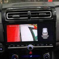Camera 3 Mắt Hyundai hiển thị hình ảnh qua màn hình trung tâm