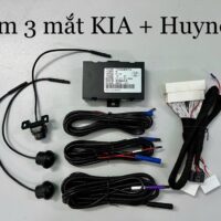 Bộ sản phẩm Camera 3 Mắt Hyundai Santafe 2019 - 2022