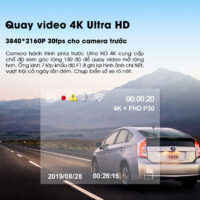 Camera Viofo A129 Pro - Ghi hình siêu nét độ phân giải Quad HD 1440P