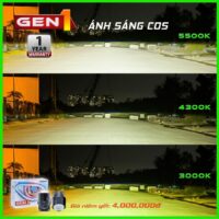Đèn Bi Led Gầm Fogway Gen 1 Với 3 Nhiệt Màu