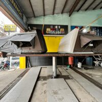 Lều nóc ô tô với thiết kế gọn gàng