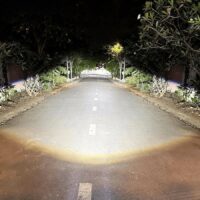 Ánh sáng Pha của Bi Titan Black 2.0 Led