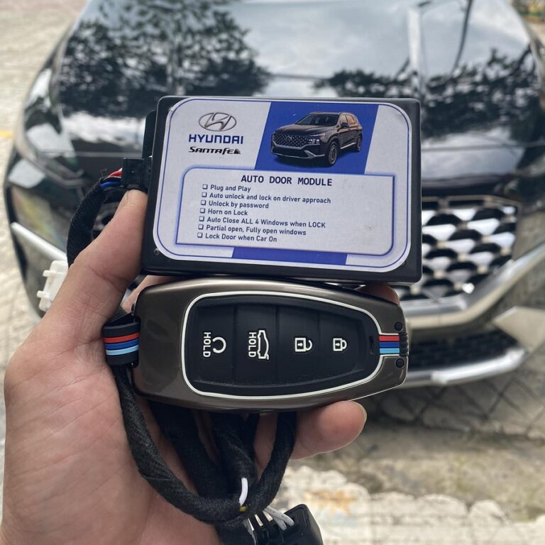 Auto Lock Hyundai Santafe 2019 - 2020 - Tự Động Mở Khóa Khi Lại Gần