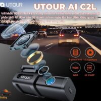 Cảm biến đêm Starlight và thuật toán hình ảnh AI trên Cam hành trình Utour C2L