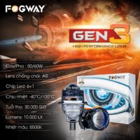 Đèn Bi Led Ô Tô Fogway Gen 3 với hiệu năng ánh sáng cực “Đỉnh”