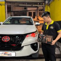 Bi gầm Toyota Fortuner 2017 hiệu A9 Pro